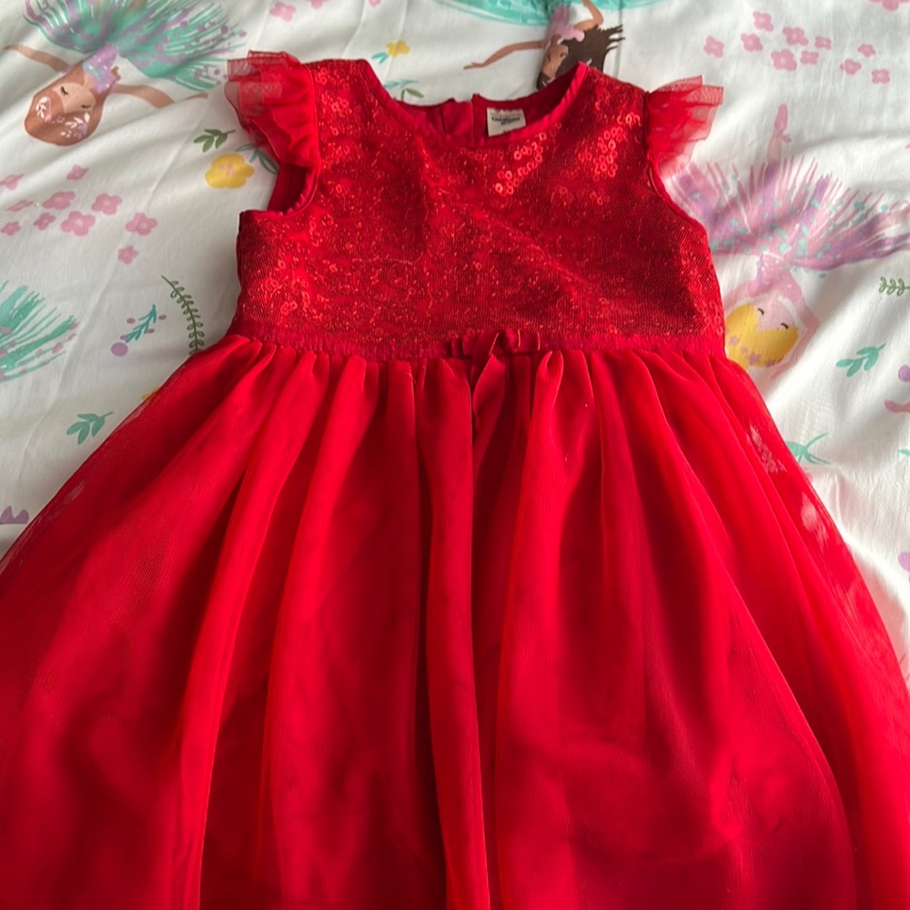 Red Toddler Girl Dress